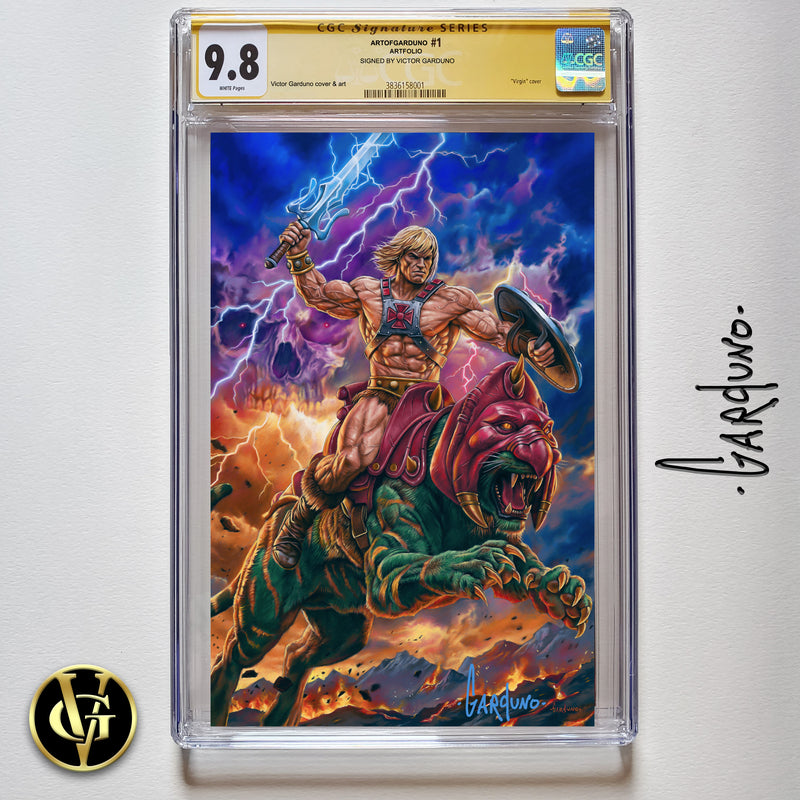 Sovereign of the Emerald Roar CGC | – Victor Garduno Art