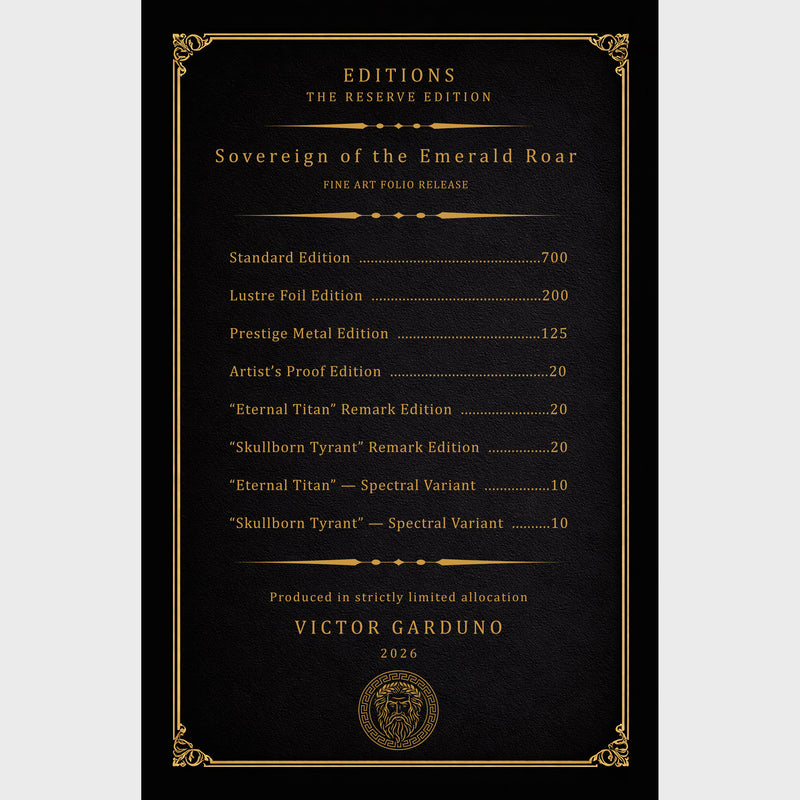 Sovereign of the Emerald Roar CGC | – Victor Garduno Art